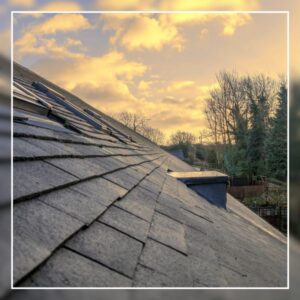 New Roof at Sunset
